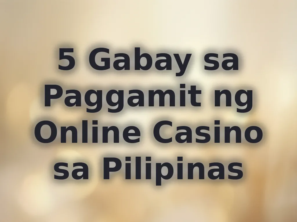 Gaming rules in PH